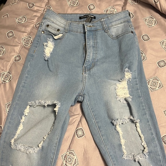 Fashion nova jeans size 9/10 - Picture 1 of 4